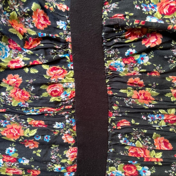 Bailey 44 Anthropologie Print Divide Dress in Black Motif, sz Med - Picture 6 of 9